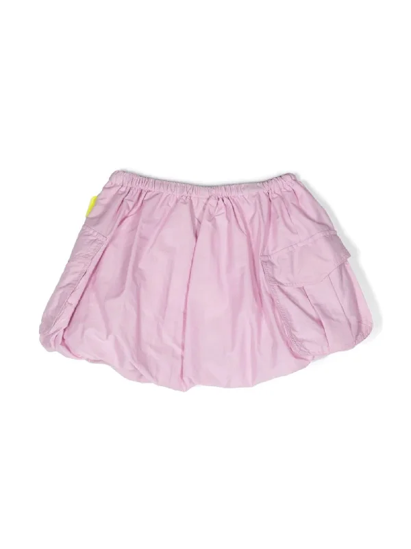 Skirt in rose-pink polyamide