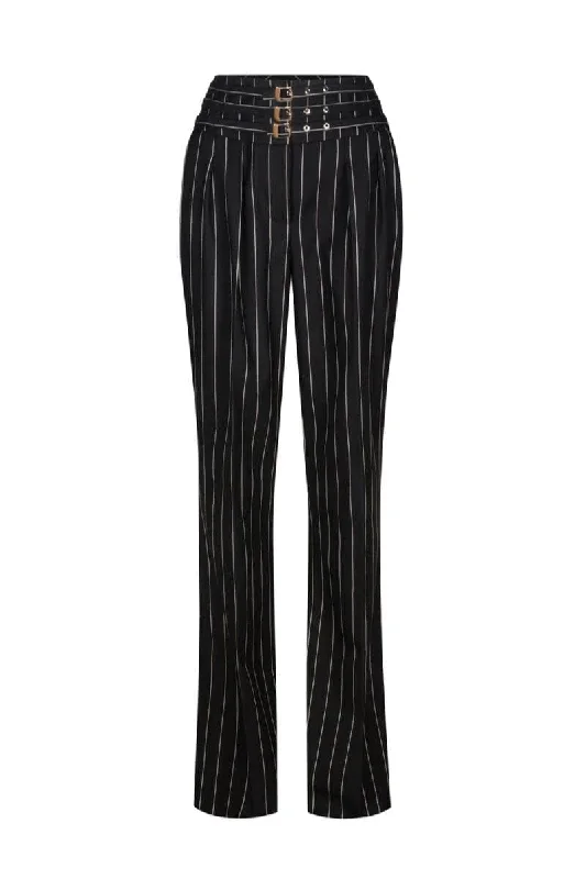 DESIO WIDE LEG STRIPED PANTS