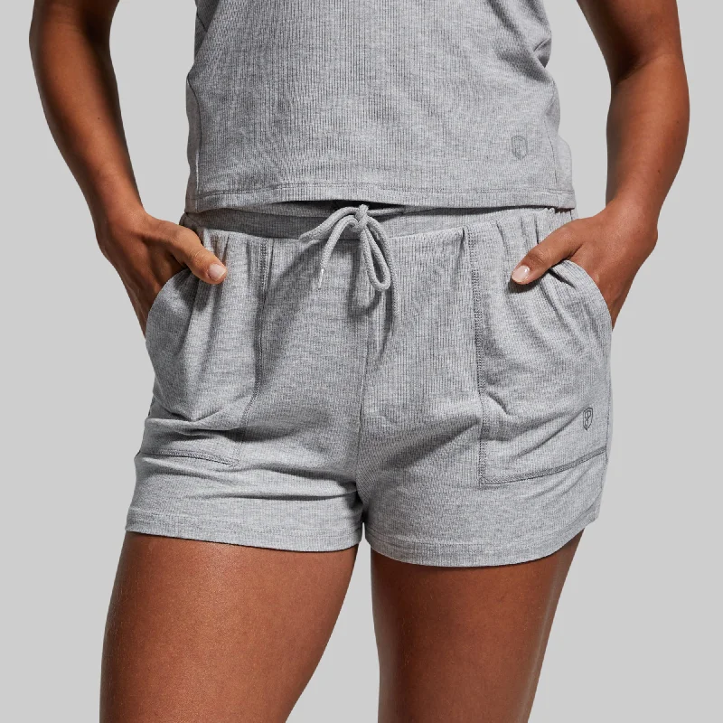 Everyday Short (Light Heather Grey)