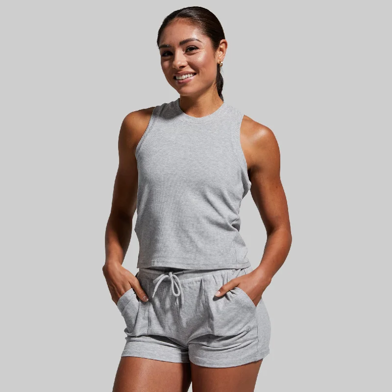 Everyday Short (Light Heather Grey)