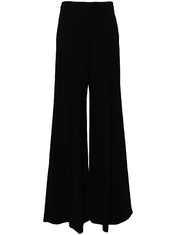 Crepe Wide Leg Pants