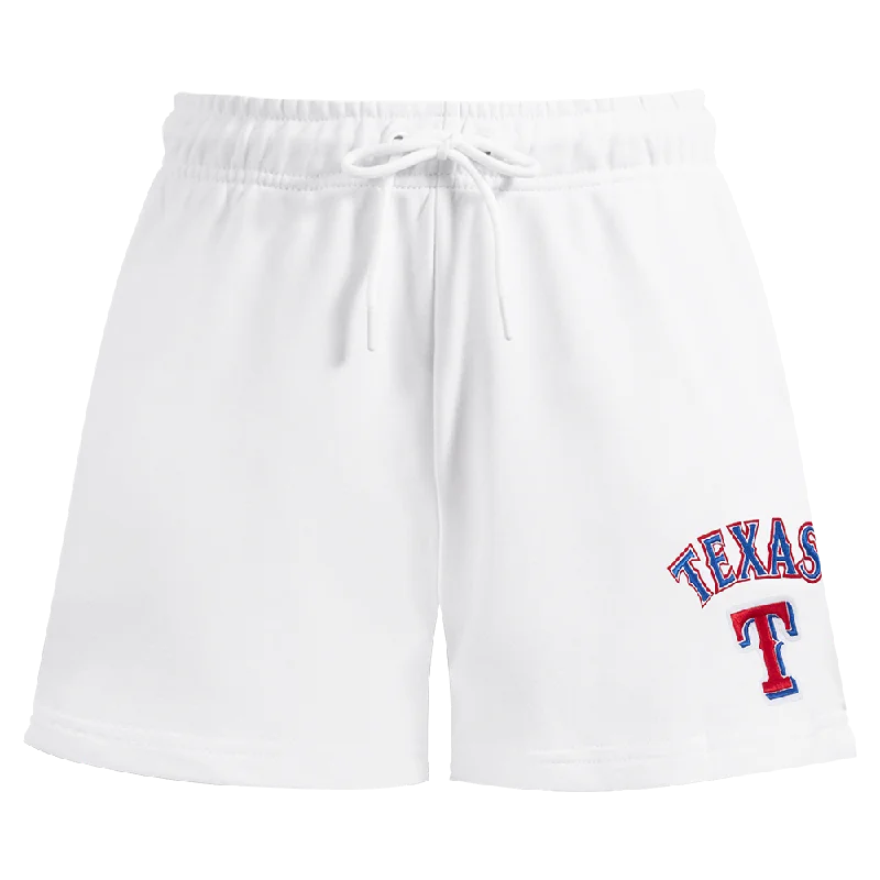 MLB TEXAS RANGERS CLASSIC WOMEN'S FLC SHORT (WHITE)