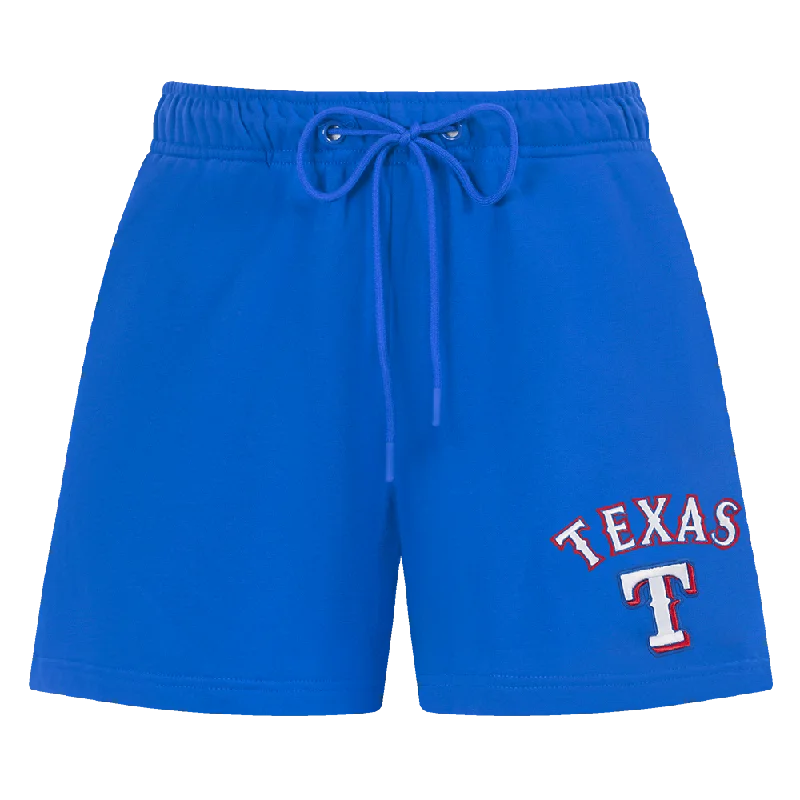 MLB TEXAS RANGERS CLASSIC WOMEN'S CTN BIKE SHORT (ROYAL BLUE)