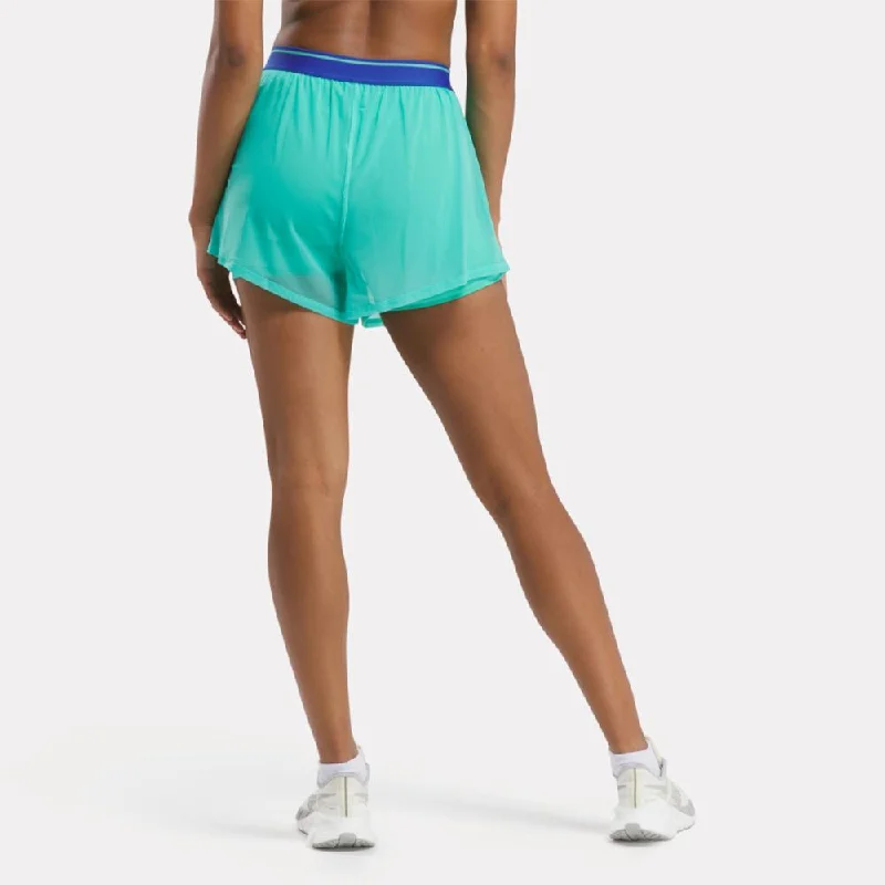 Reebok Apparel Women Team Knit Shorts UNLEASHED GREEN