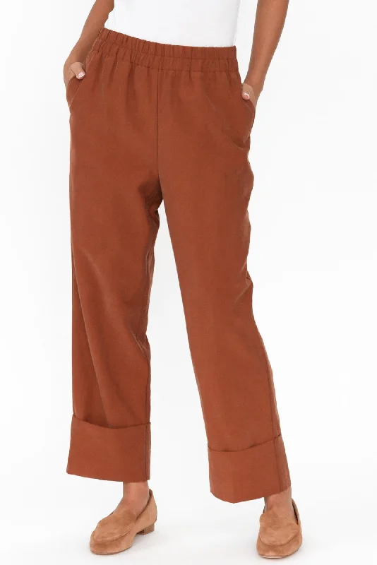 Seria Rust Cuff Pants