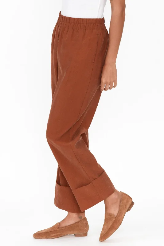 Seria Rust Cuff Pants