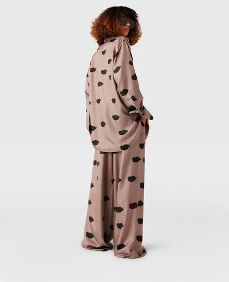 Lips Print Pajama Trousers