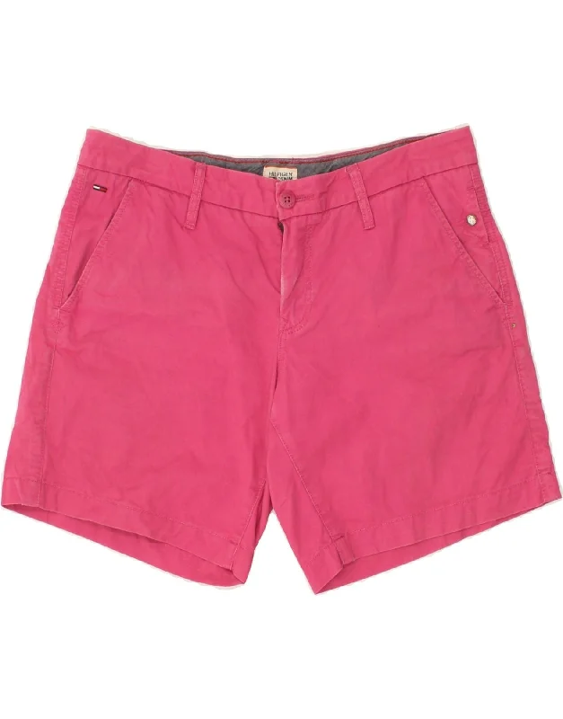 TOMMY HILFIGER Womens Chino Shorts W29 Medium Pink Cotton