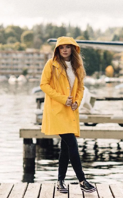 MOSEBACKE RAIN JACKET YELLOW