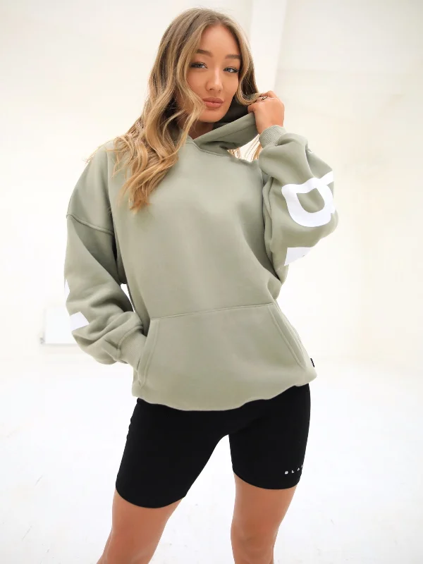 Isabel Oversized Hoodie - Olive