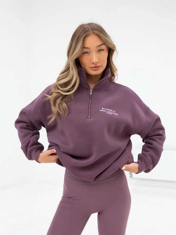 Ultimate 1/4 Zip Jumper - Light Plum