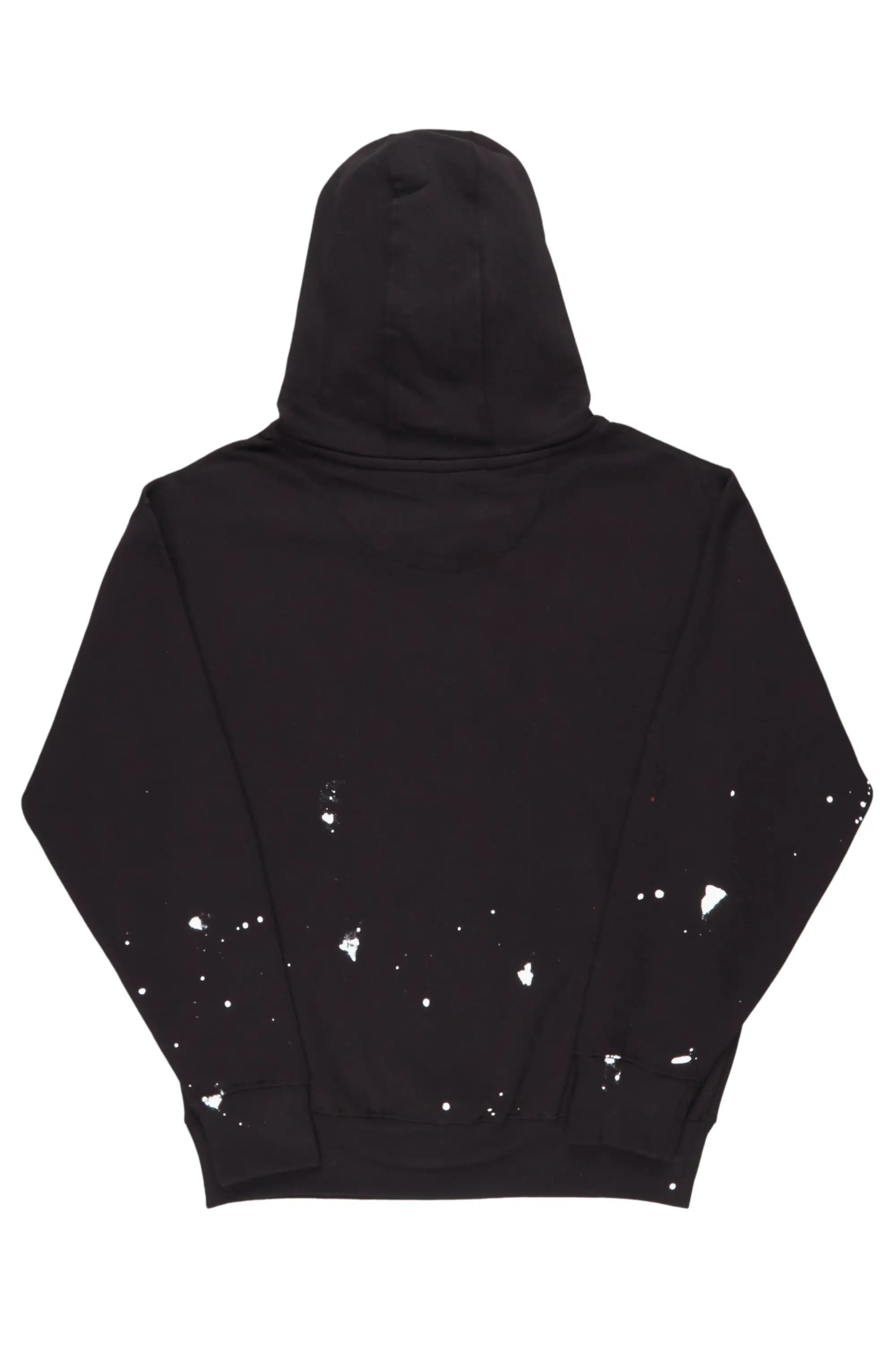 Nylia Black Oversized Hoodie