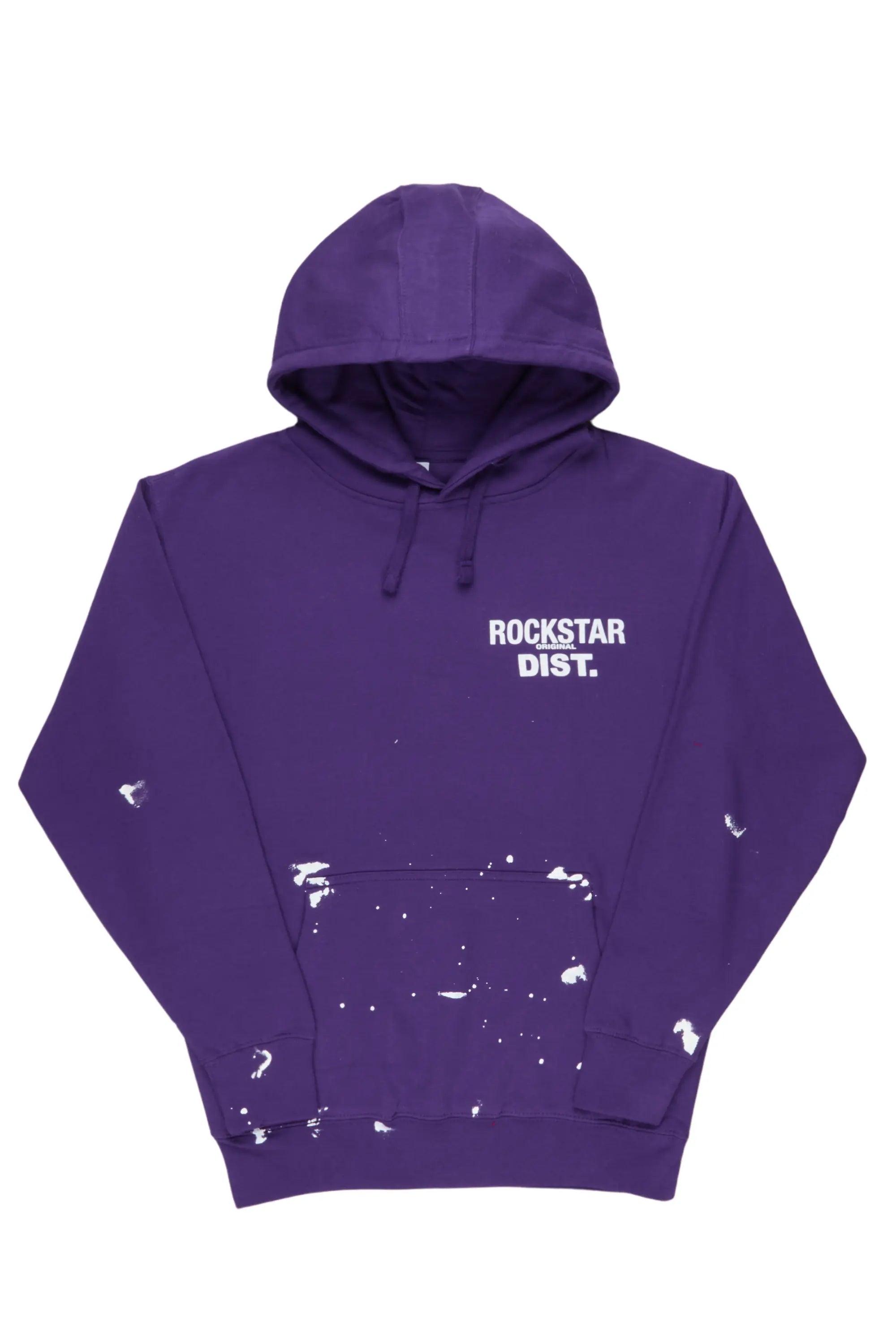 Nylia Purple Oversized Hoodie