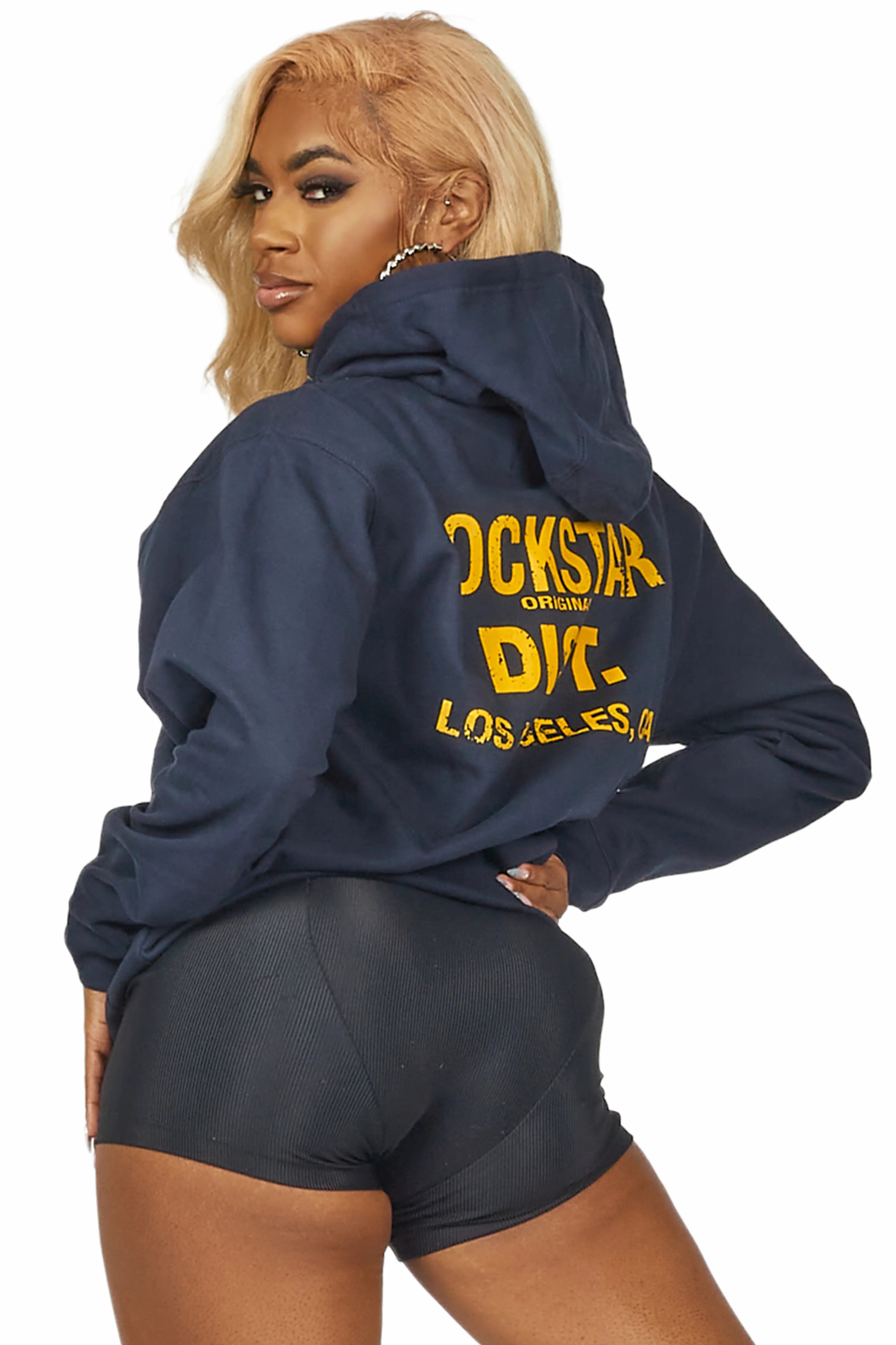 Dalasia Navy Oversized Hoodie