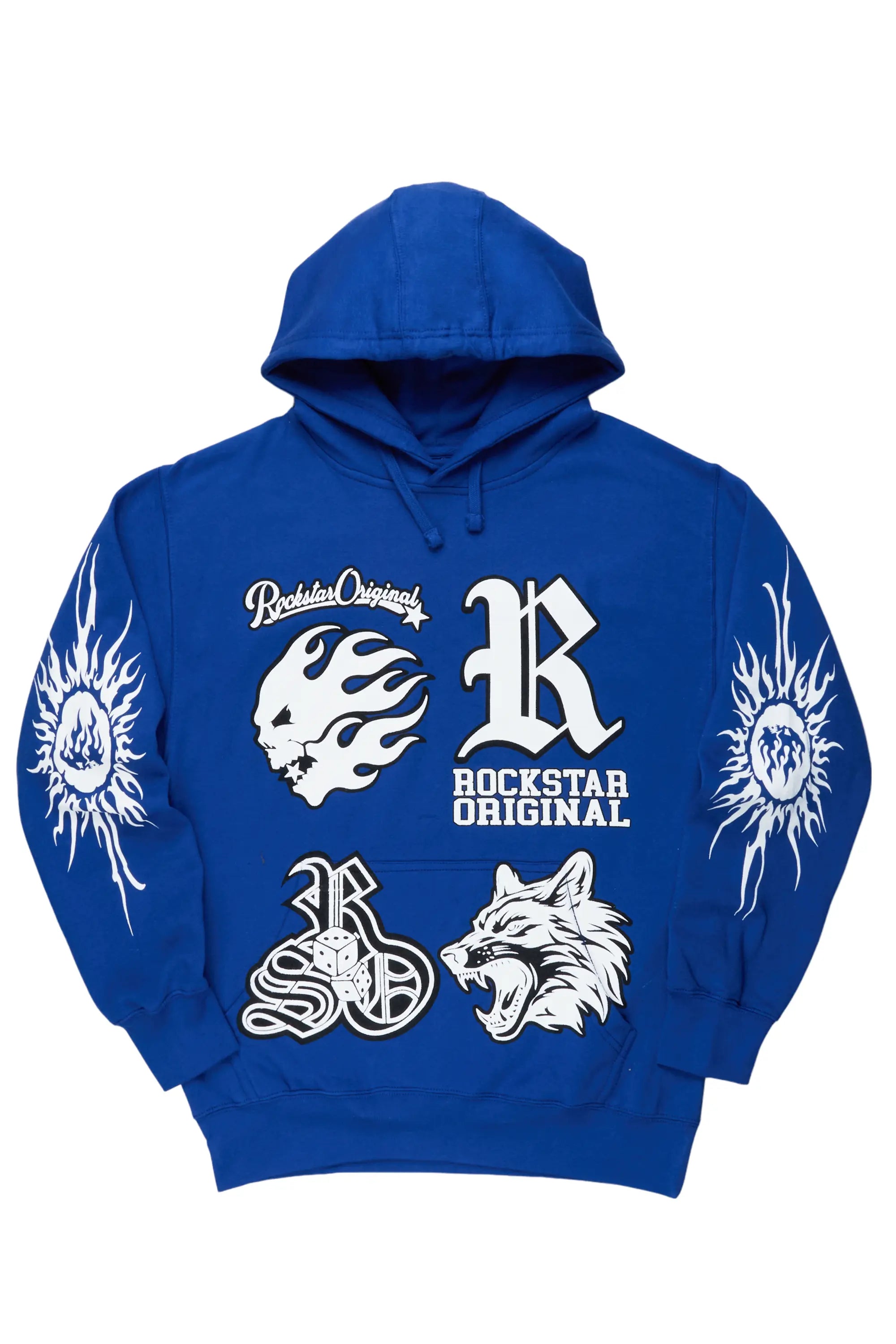 Daralynne Royal Blue Oversized Hoodie