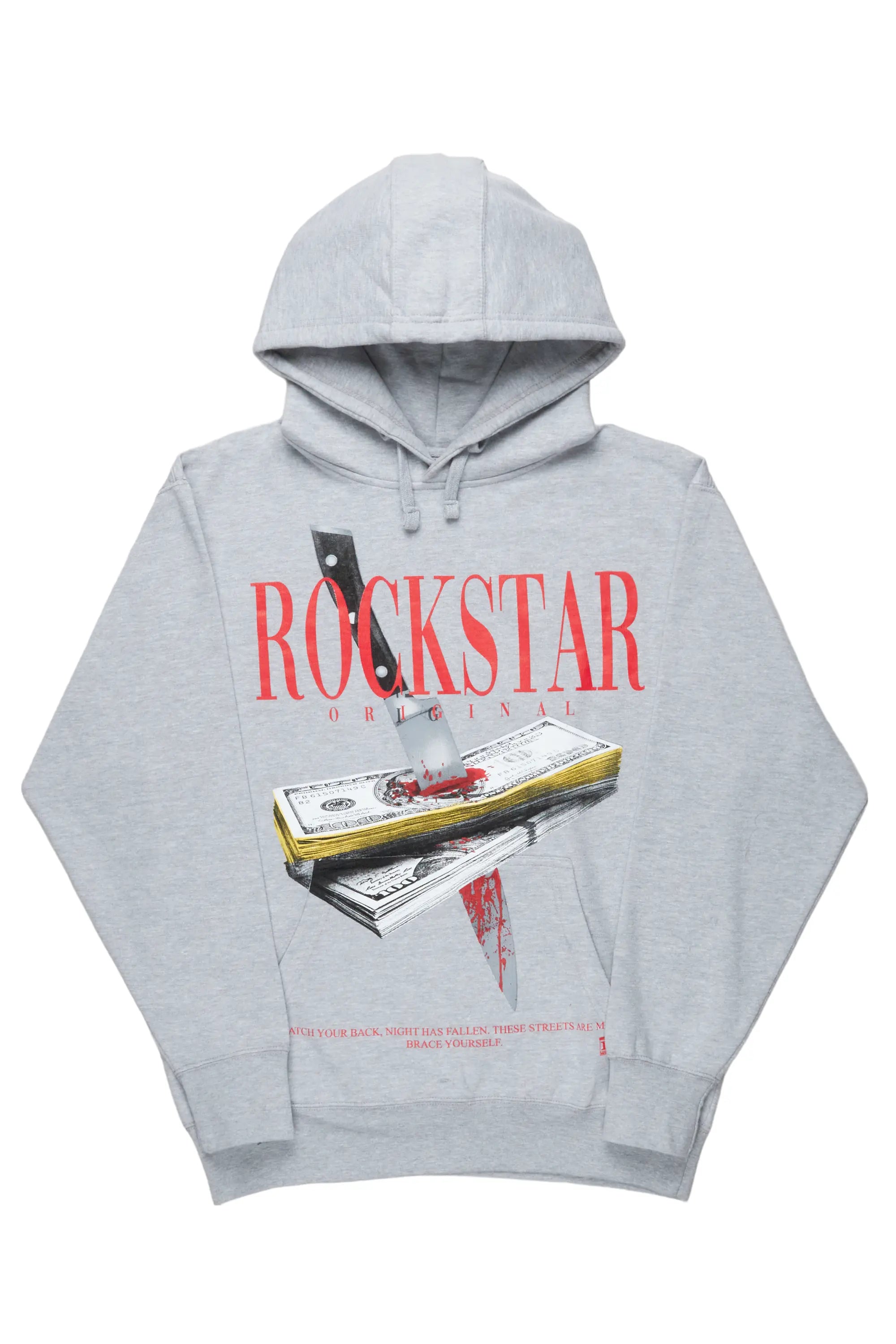 Sheridan Heather Grey Oversized Hoodie