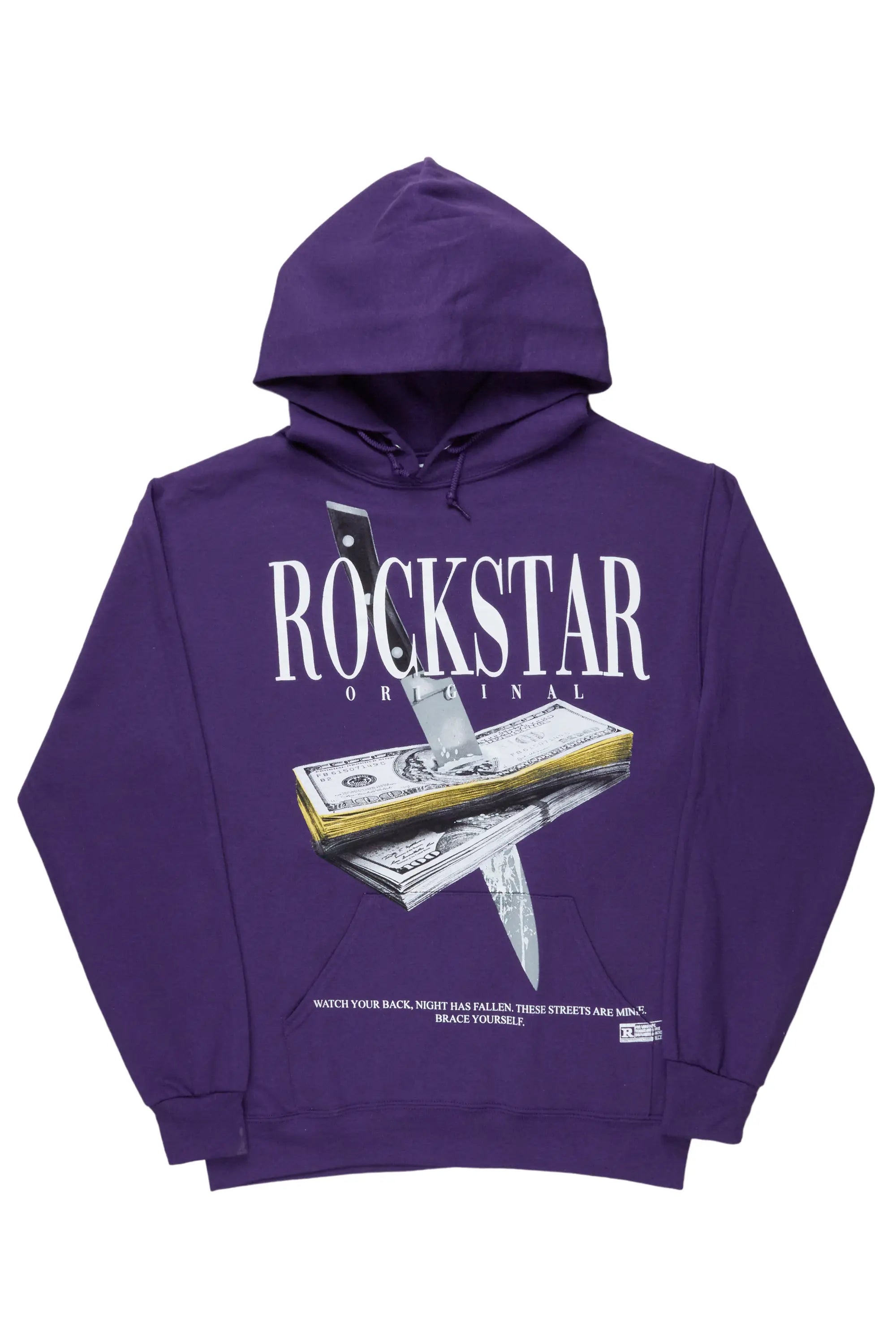 Sheridan Purple Oversized Hoodie