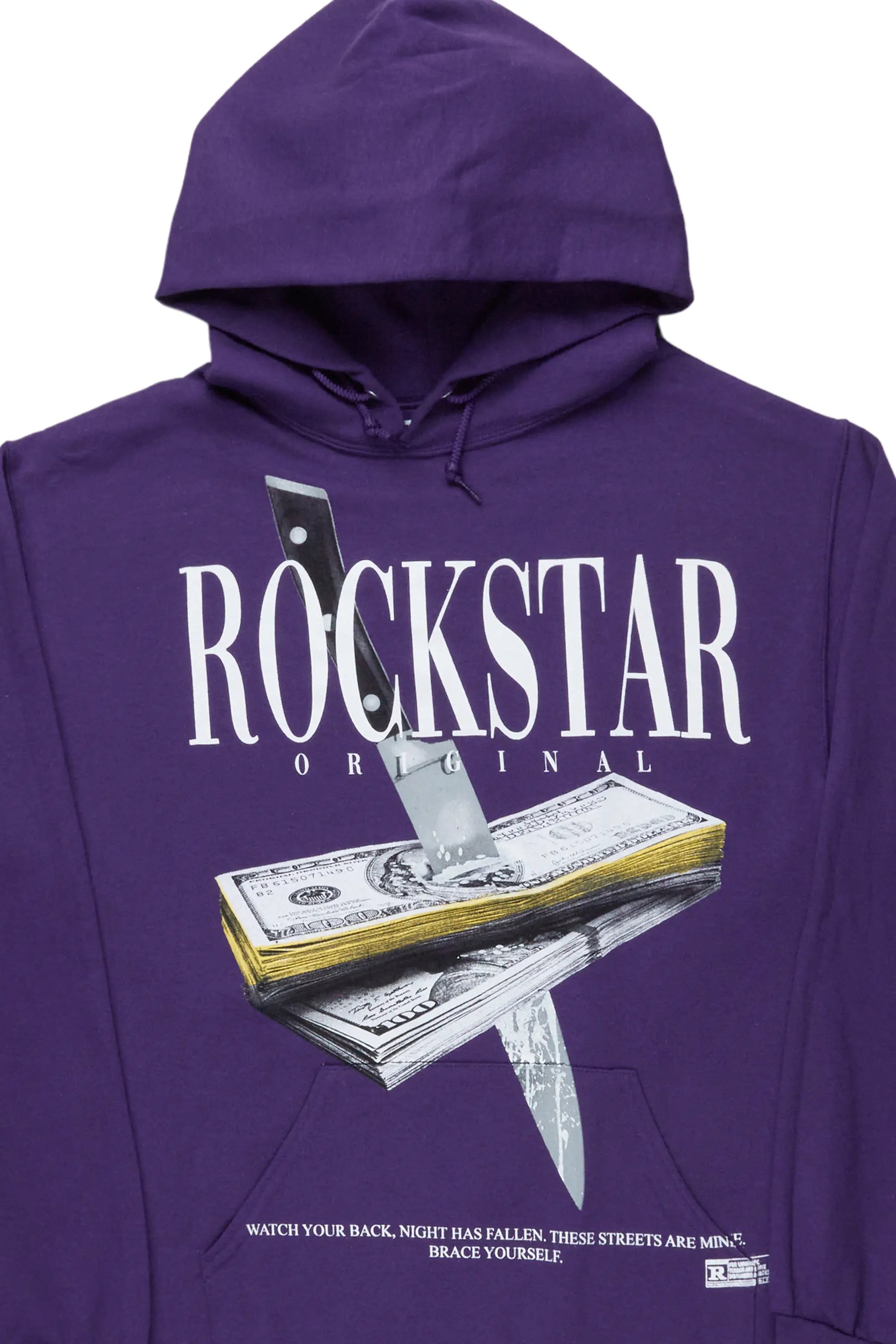 Sheridan Purple Oversized Hoodie