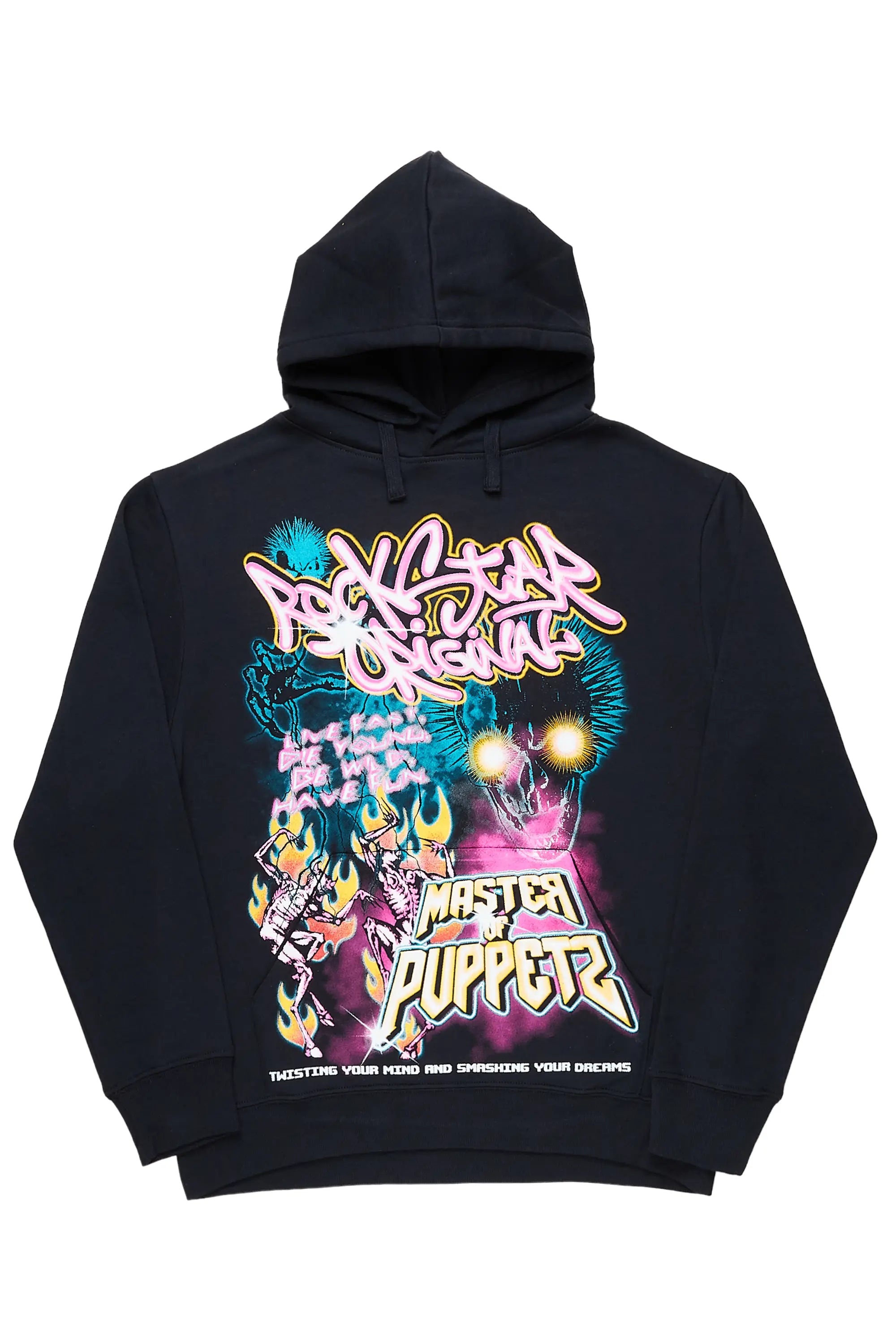 Puppet Black Oversized Hoodie