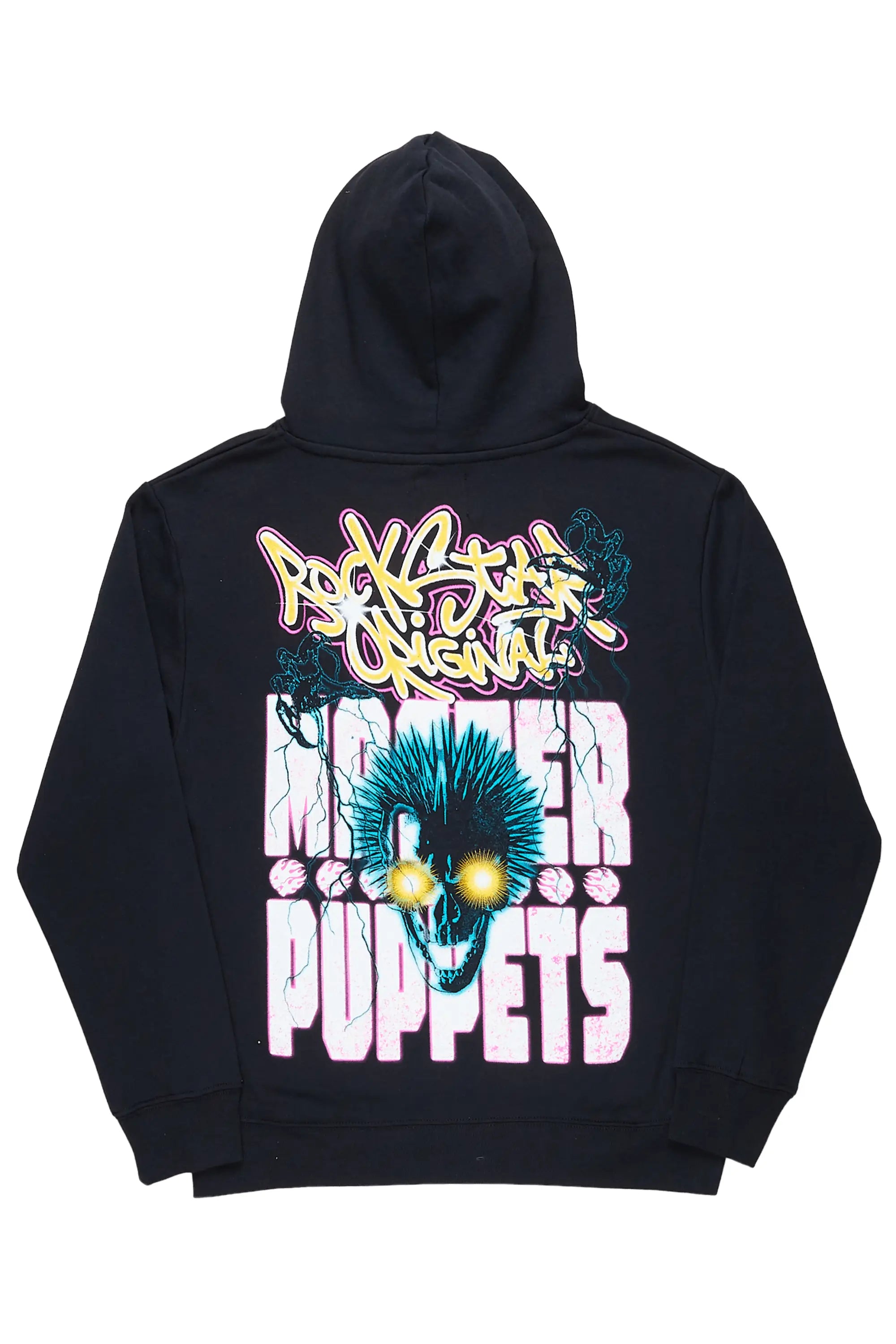 Puppet Black Oversized Hoodie