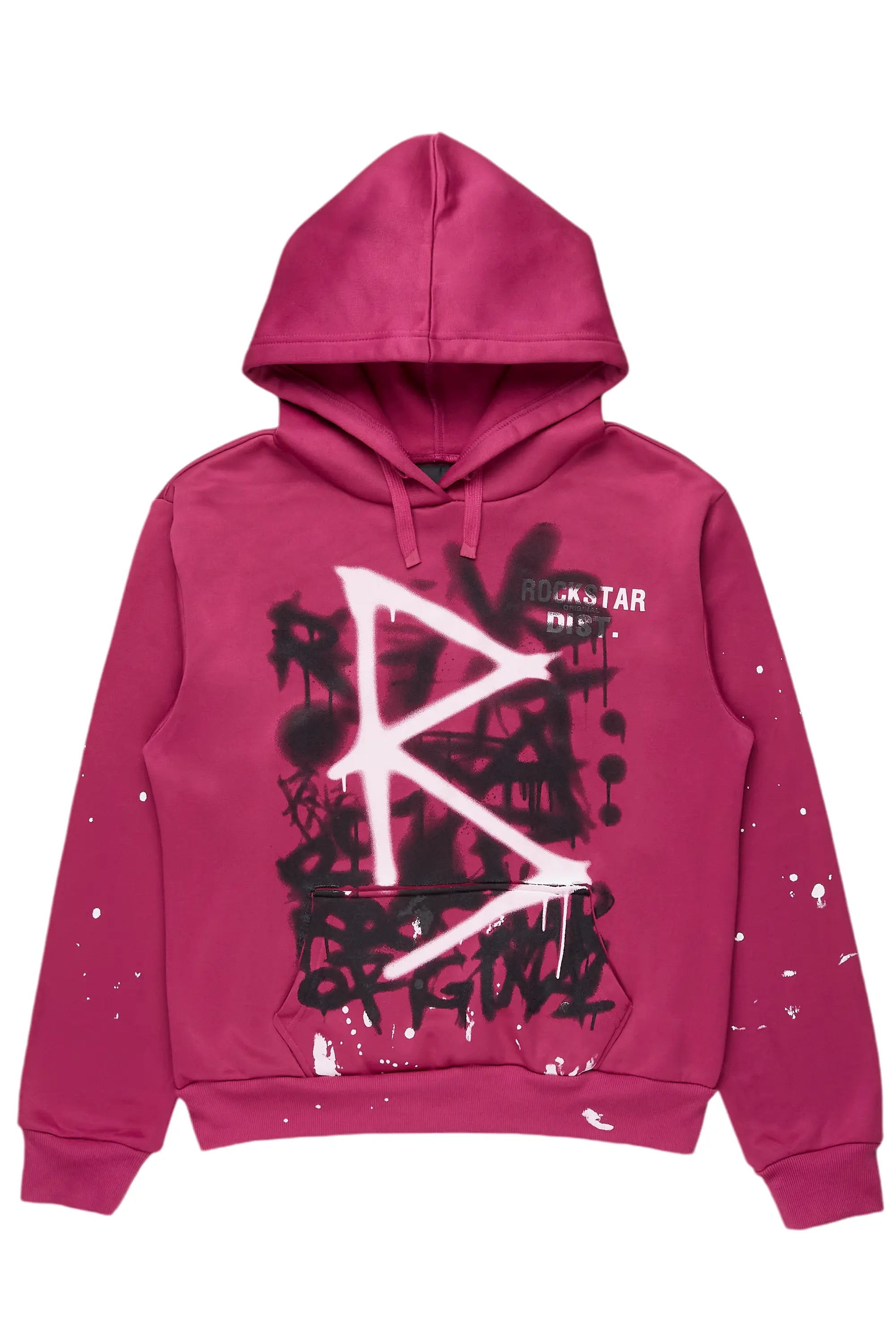 Nahomy Fuchsia Oversized Hoodie