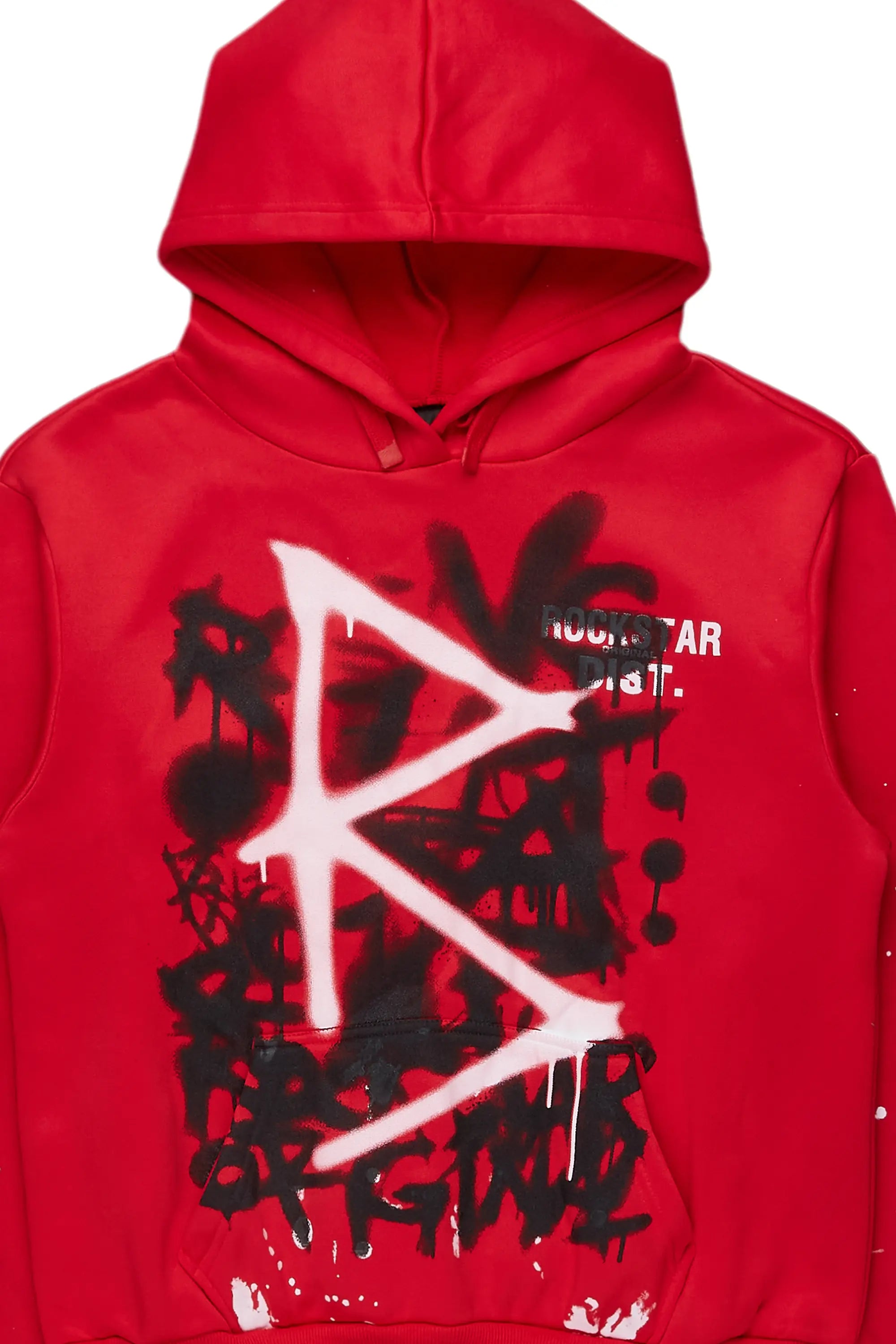 Nahomy Red Oversized Hoodie