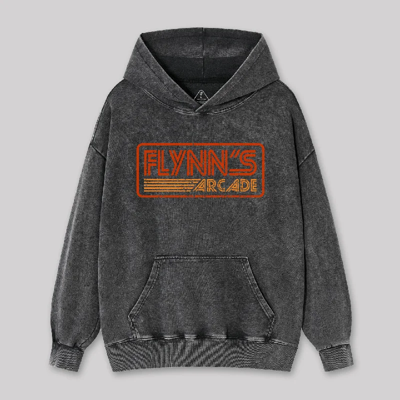 Flynn's Arcade 80s Washed Hoodie