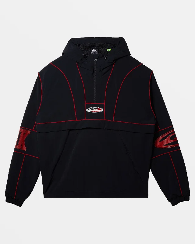 Griff Surf Half-Zip Jacket - Black