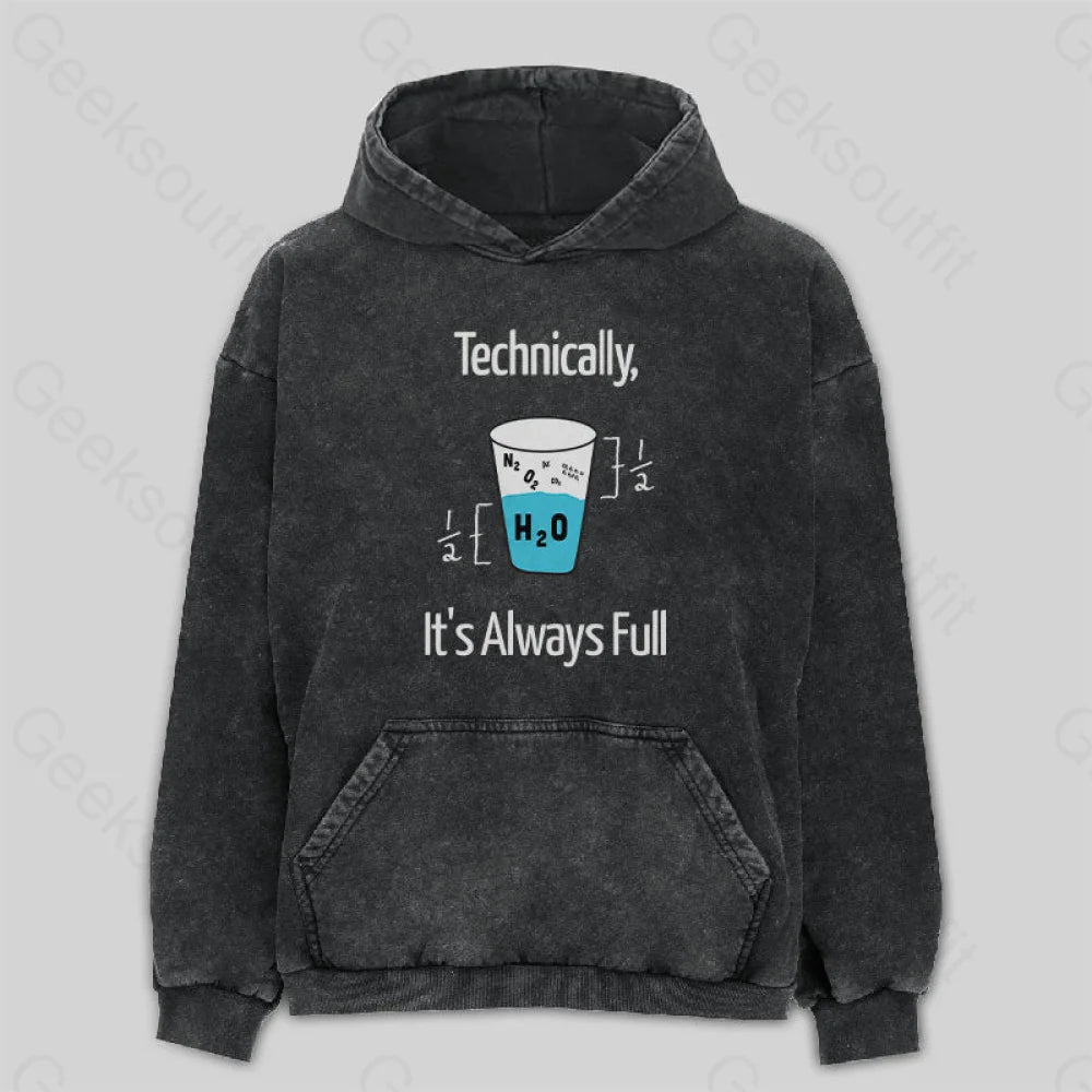 It's Always Full Science Washed Hoodie