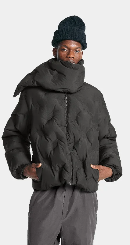 Jet Black Ayan Monogram Puffer Jacket