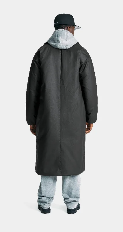 Jet Black Rano Puffer Coat