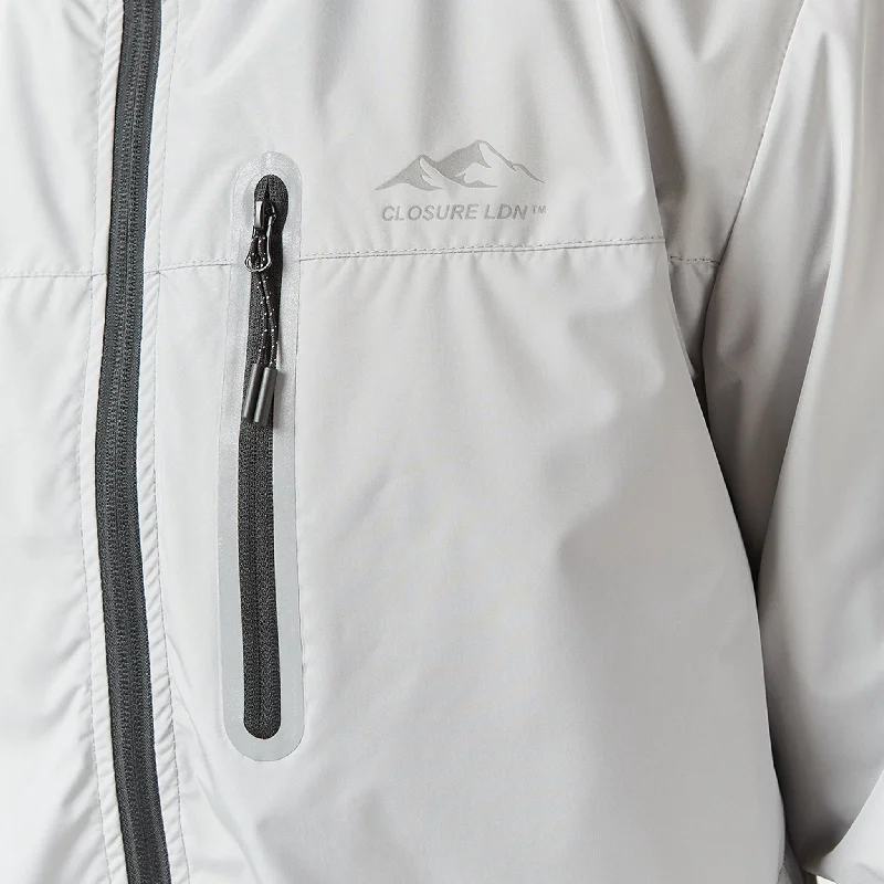 Reflective Detail Windbreaker | Grey