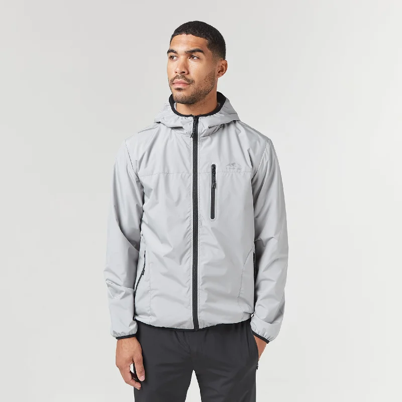 Reflective Detail Windbreaker | Grey