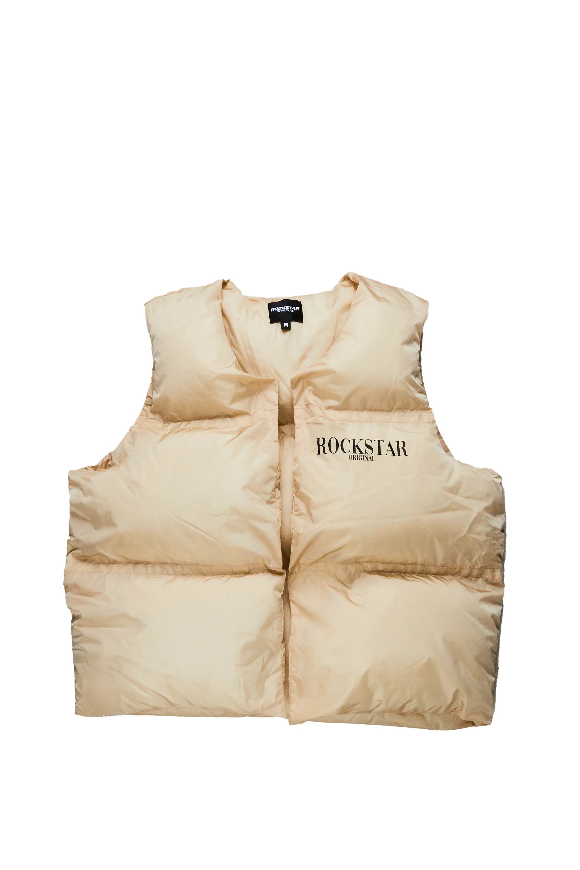 Frederick Beige Puffer Vest