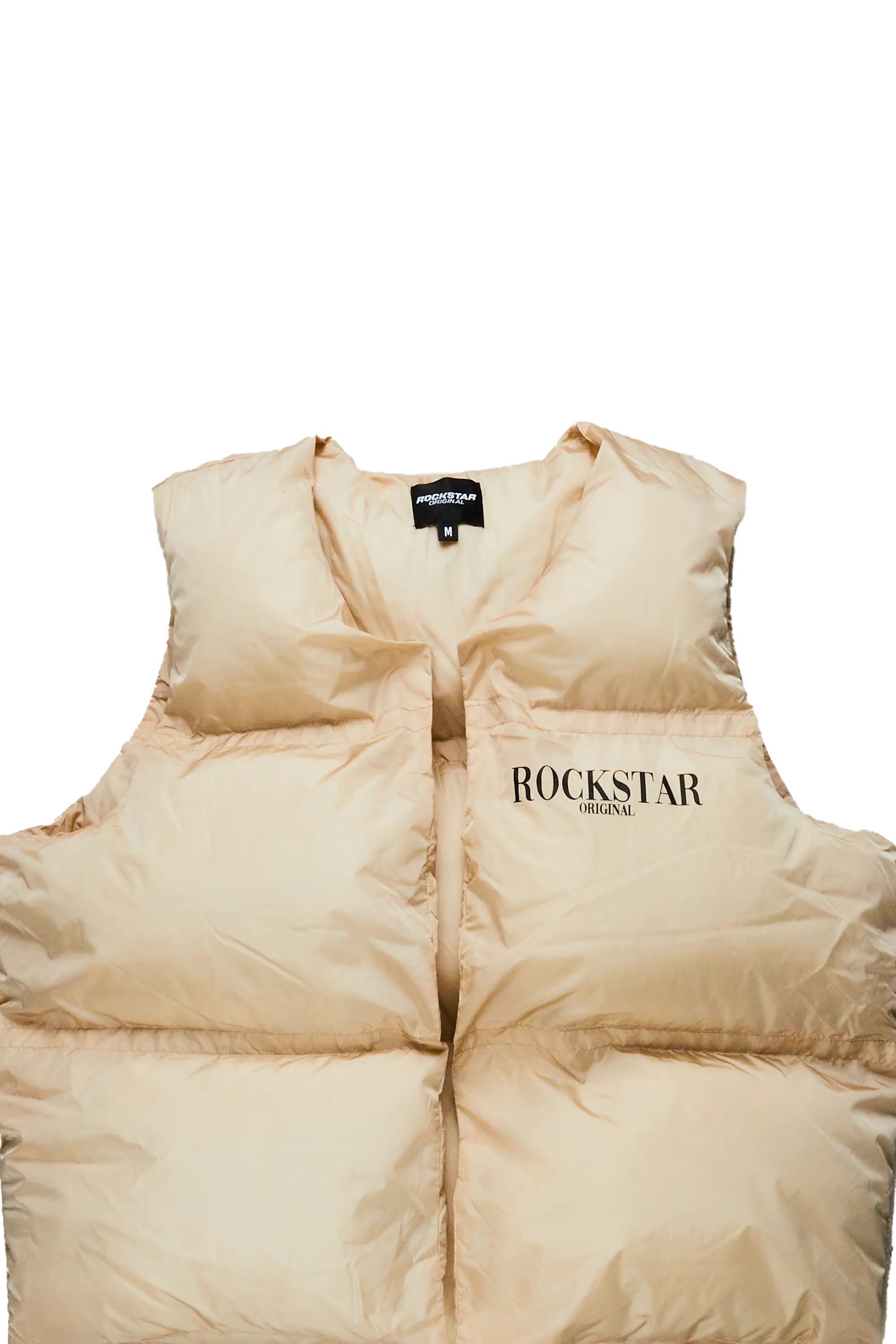 Frederick Beige Puffer Vest