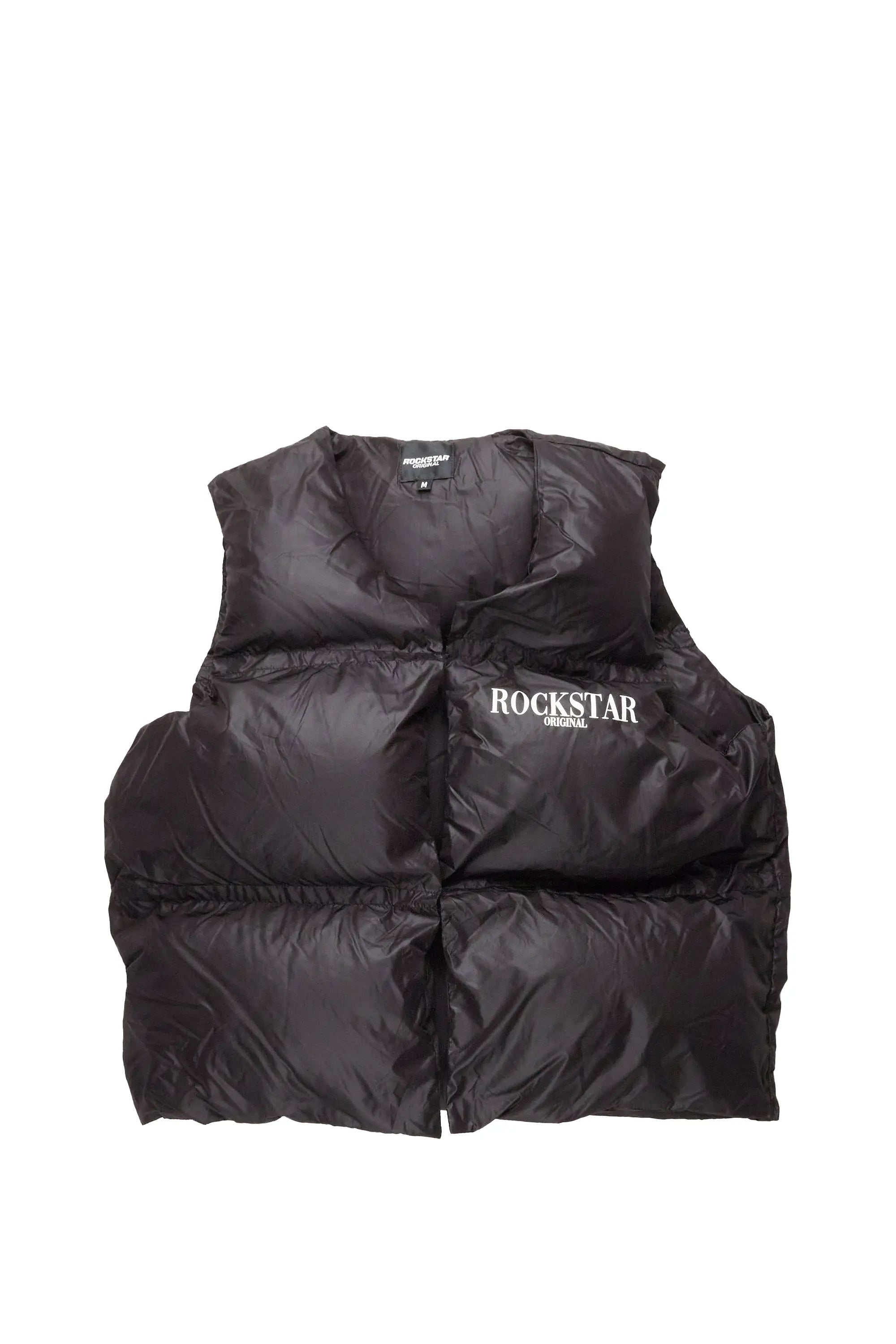 Frederick Black Puffer Vest