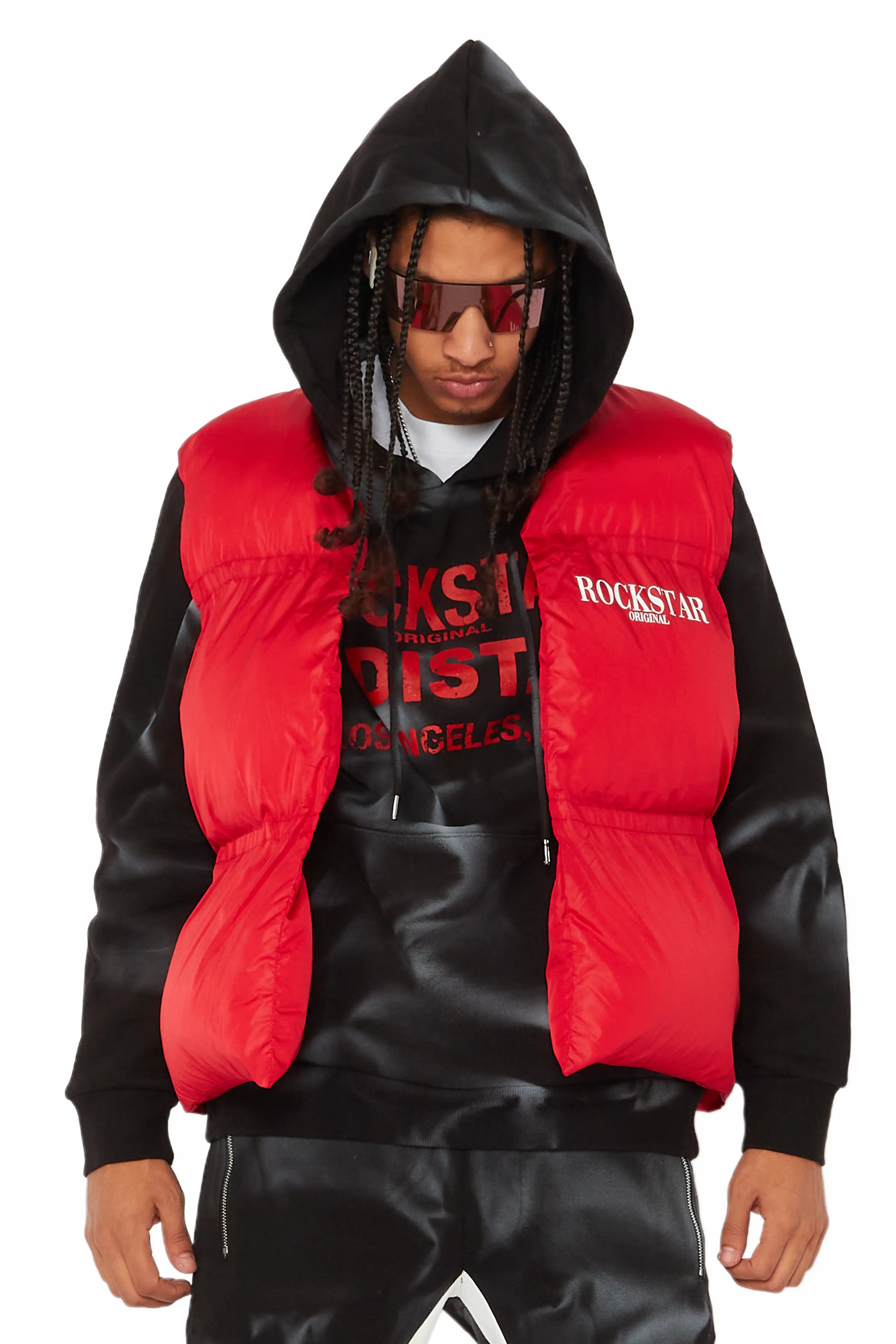 Frederick Red Puffer Vest