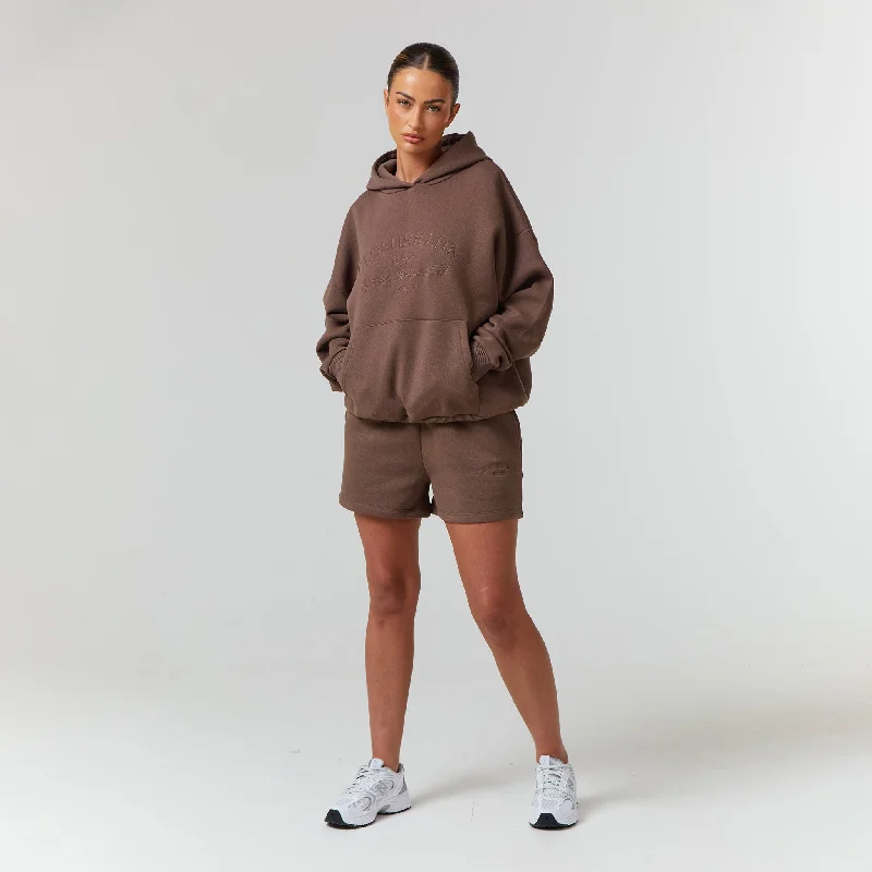 Tonal Arch Hood Twinset I Brown