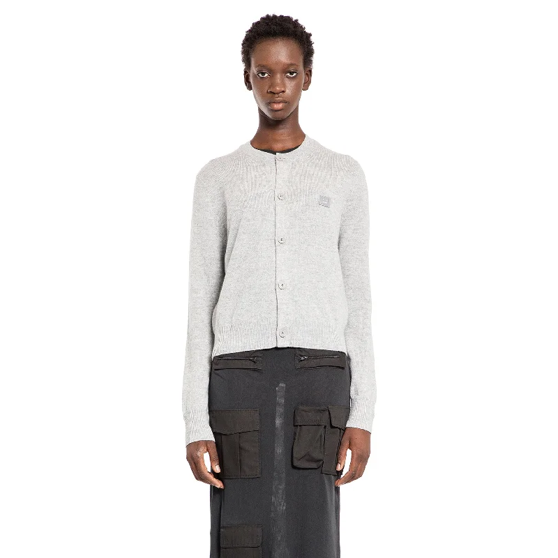 ACNE STUDIOS WOMAN GREY KNITWEAR