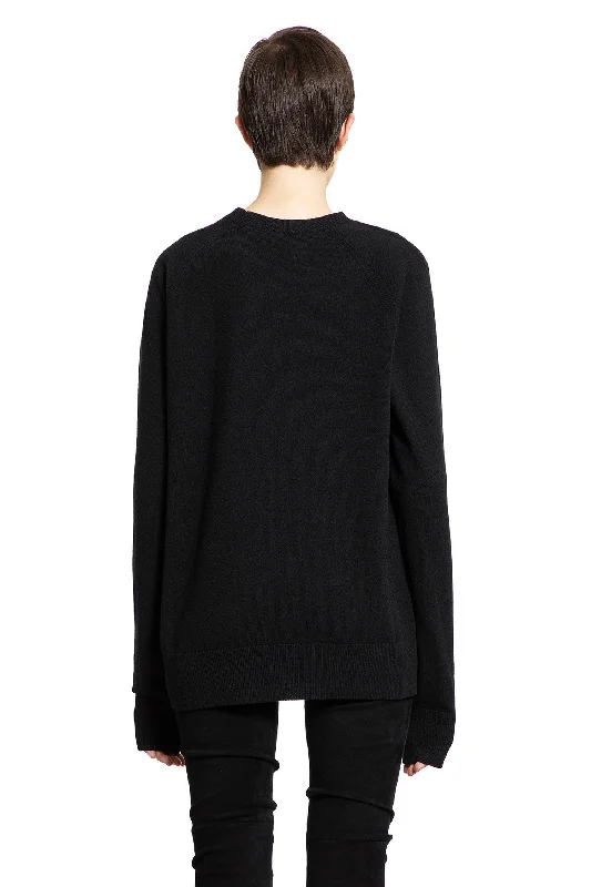 ANN DEMEULEMEESTER WOMAN BLACK KNITWEAR