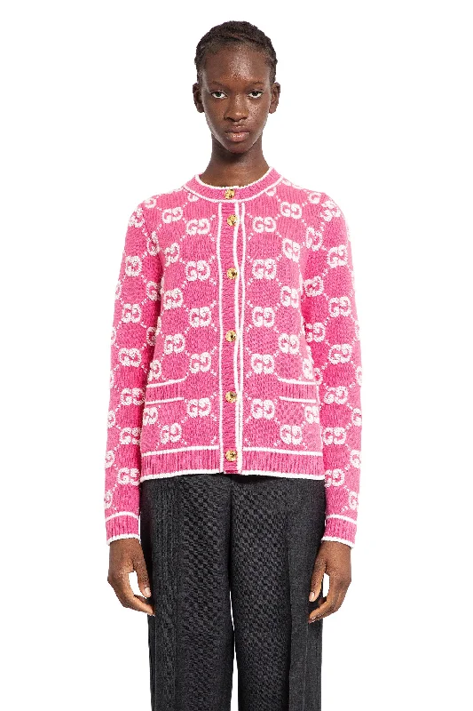 GUCCI WOMAN PINK KNITWEAR