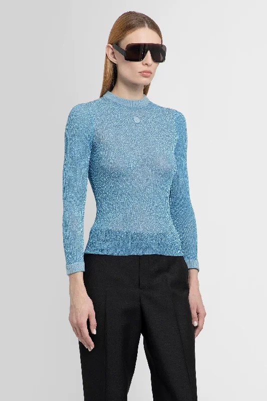 GUCCI WOMAN BLUE KNITWEAR