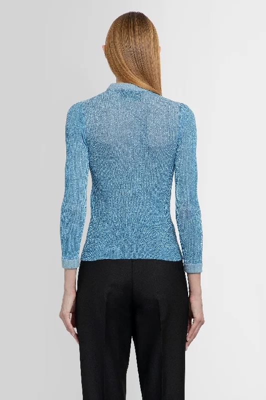 GUCCI WOMAN BLUE KNITWEAR