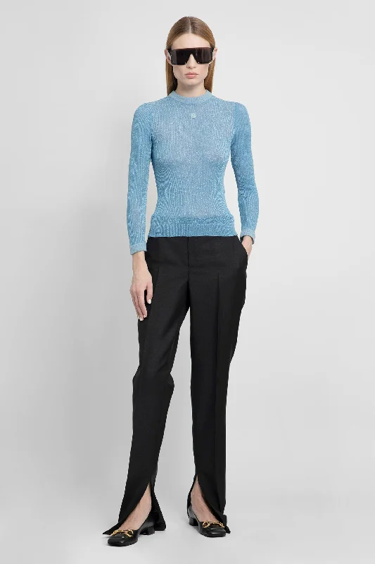 GUCCI WOMAN BLUE KNITWEAR