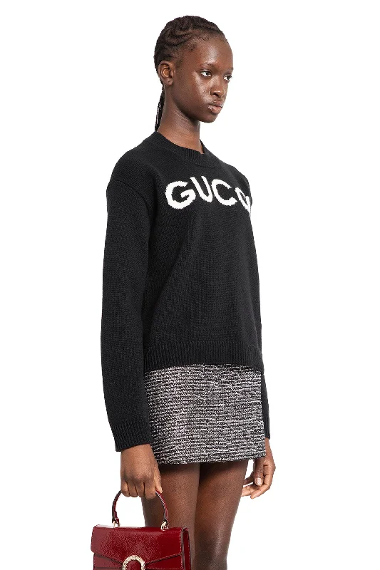 GUCCI WOMAN BLACK KNITWEAR