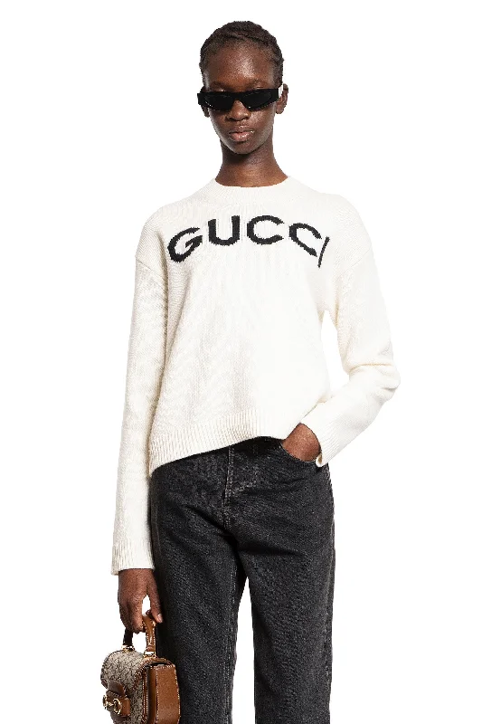 GUCCI WOMAN WHITE KNITWEAR