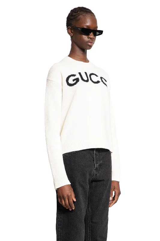 GUCCI WOMAN WHITE KNITWEAR