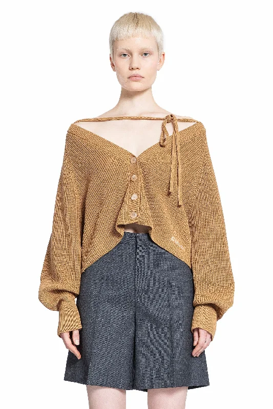 GUCCI WOMAN BEIGE KNITWEAR