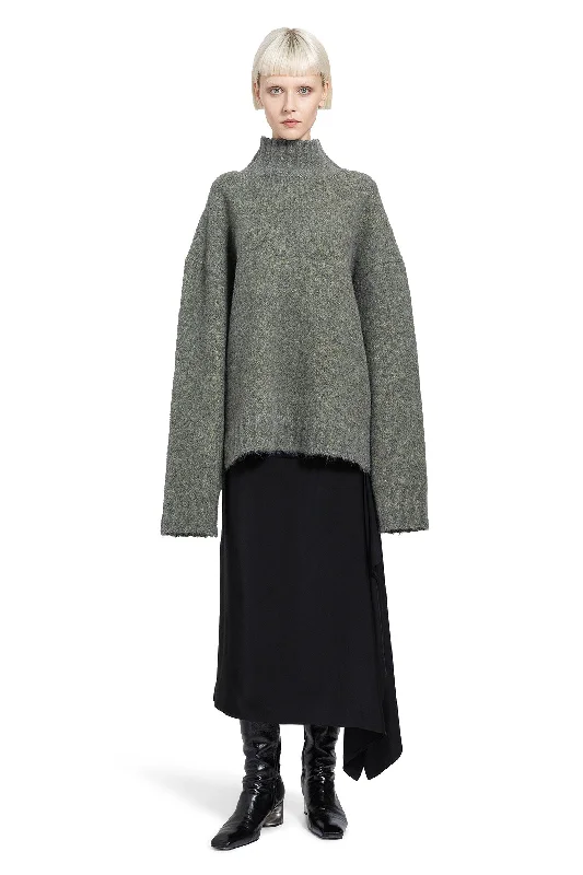 JIL SANDER WOMAN GREEN KNITWEAR