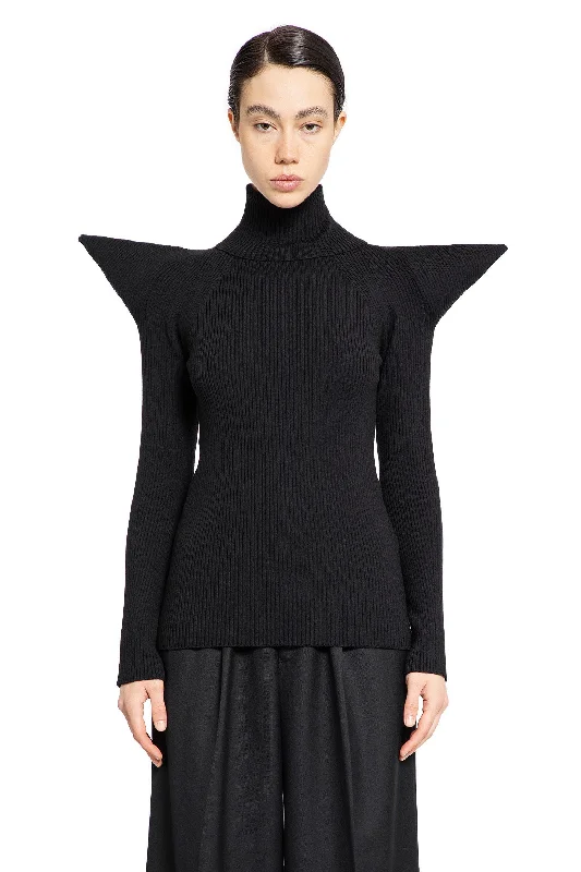 JUNYA WATANABE WOMAN BLACK KNITWEAR